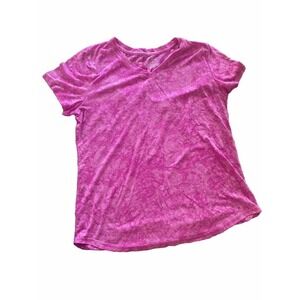 tekgear Women's Pink  Vneck Size Large Excellent
